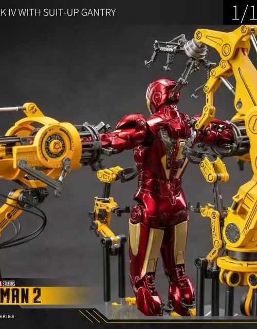 Load image into Gallery viewer, ZD Toys Marvel Avengers 1/10 MK4 &amp; Suit-up Gantry Action Figure Set
