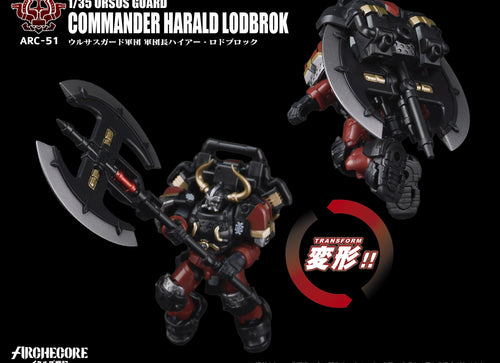 Load image into Gallery viewer, Toys Alliances ARCHECORE ARC-51 URSUS GUARD Commander Harald Lodbrok Figure
