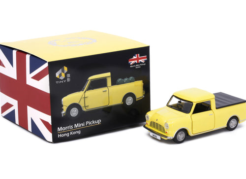 Load image into Gallery viewer, Tiny City Die-cast Model Car - Morris Mini Pickup (Yellow)
