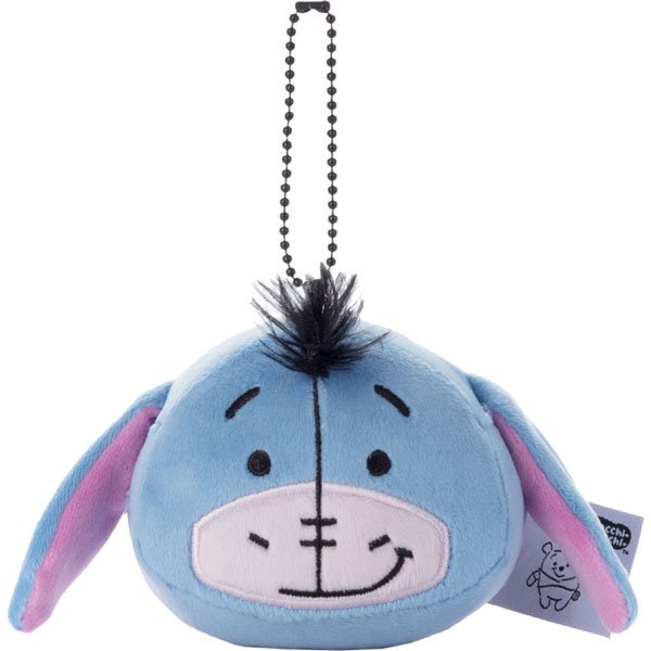 Disney Takara Tomy Winnie the Pooh Mocchi Eyeore Face Shape Mascot Soft Plush
