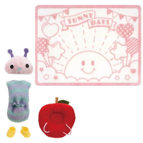 Load image into Gallery viewer, Takara Tomy Licca Chan Doll Accessory LW-23 Triplet Baby Wear And Apple Cushion
