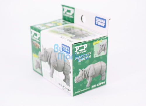 Load image into Gallery viewer, Takara Tomy ANIA Animal Action Figure AS-18 Indian Rhinoceros Unicornis Model
