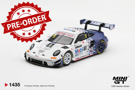 (Pre-order) Mini GT #1435 Porsche 911 GT3 R (992) #9 Bingo Racing with LM Corsa