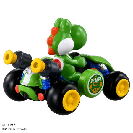 Takara Tomy Dream Tomica SP Mario Kart World Yoshi Mini Diecast Model Car