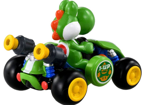 Load image into Gallery viewer, Takara Tomy Dream Tomica SP Mario Kart World Yoshi Mini Diecast Model Car
