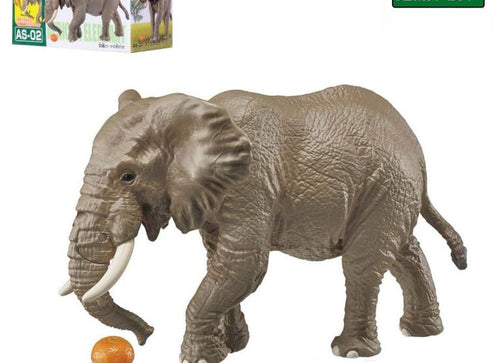 Load image into Gallery viewer, Takara Tomy ANIA AS - 02 African Elephant (w/orange) animal Action Figure
