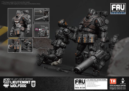 Acid Rain x Toy Alliance FAV-A139 Lieutenant Wolfdog Action Figure Set