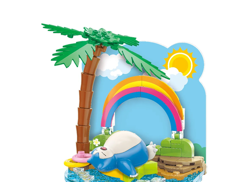 Load image into Gallery viewer, Qman Keeppley Building Blocks #K20224 Pokemon Lazy nap Snorlax

