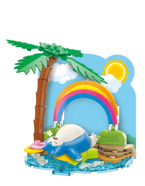 Load image into Gallery viewer, Qman Keeppley Building Blocks #K20224 Pokemon Lazy nap Snorlax
