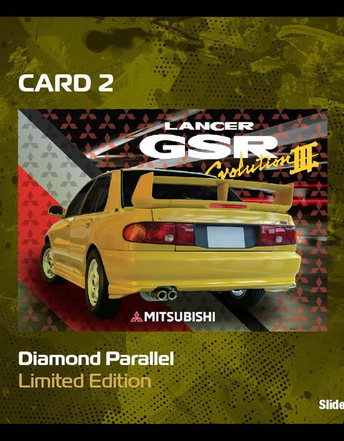 Load image into Gallery viewer, Tarmac Works 1/64 Mitsubishi Lancer GSR Evolution III Yellow Model
