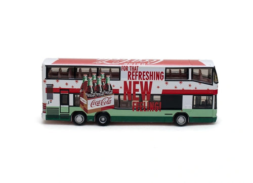 Load image into Gallery viewer, Tiny City Die-cast Model Car 1/110 Centroliner Bus Coca-Cola
