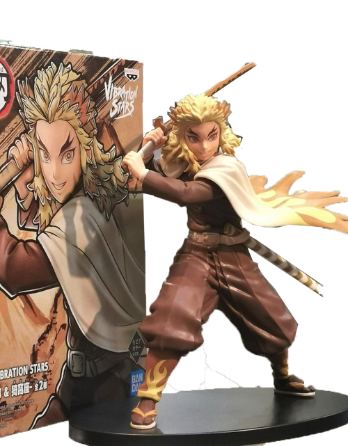 Load image into Gallery viewer, Banpresto Vibration Stars -Demon Slayer: Kimetsu no Yaiba Rengoku Kyojuro Figure
