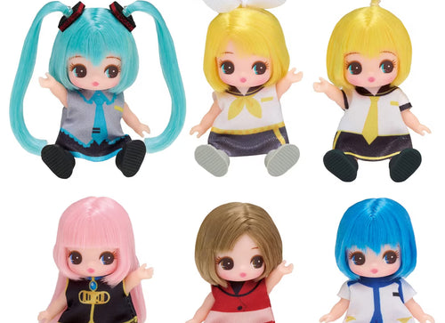 Load image into Gallery viewer, Takara Tomy Petit Licca-chan Licca Hatsune Miku Collection Dolls (Full set of 6)
