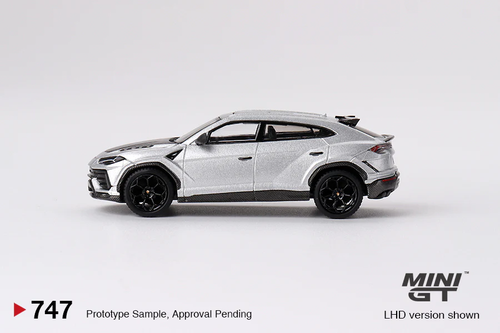 Load image into Gallery viewer, Mini GT #747 1/64 Lamborghini Urus Performante Grigio Nimbus RHD
