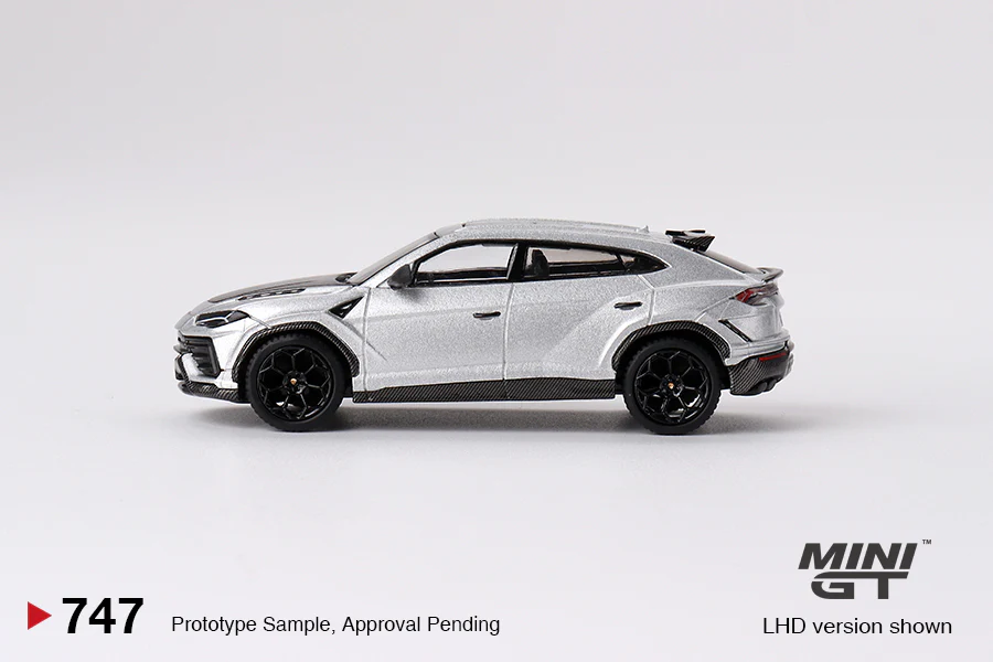 Mini GT #747 1/64 Lamborghini Urus Performante Grigio Nimbus RHD