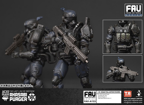 Load image into Gallery viewer, Acid Rain x Toy Alliance FAV-A133 Akasabi Purger 1/18 Action Figure
