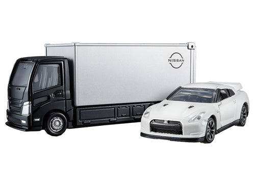 Load image into Gallery viewer, Takara Tomy Tomica Premium Tomica Transporter Nissan GT-R Diecast Model Car

