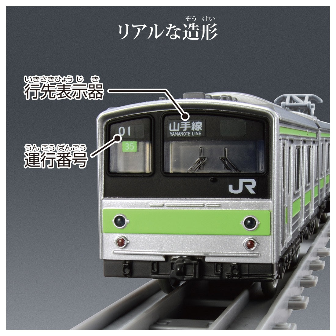Takara Tomy PLARAIL Real Class 205 Series Commuter Train (Yamanote Line)