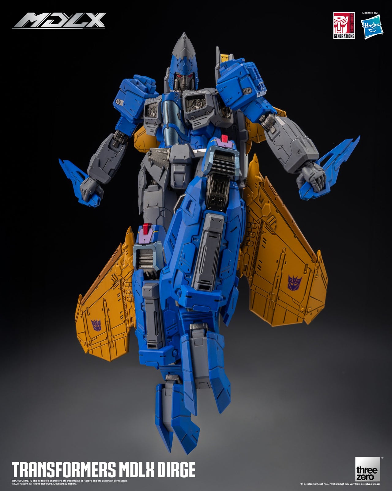 Threezero Transformers MDLX Action Figure Dirge 20 CM