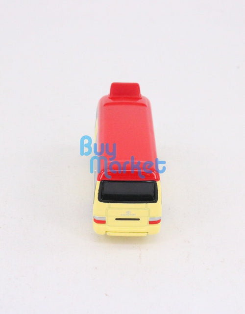 Load image into Gallery viewer, Takara Tomy TOMICA Hong Kong Minibus Toyota COASTER Red Scale 1/89 Diecast car
