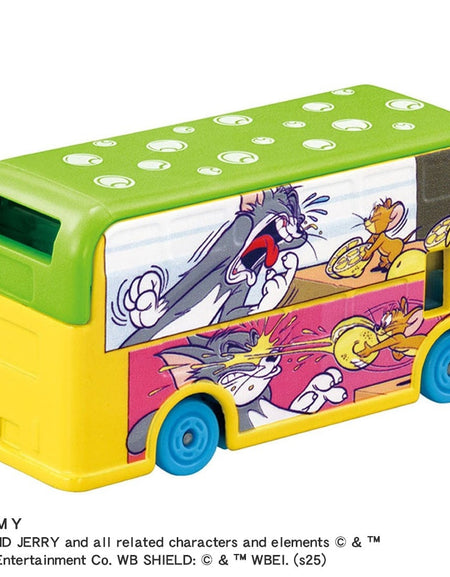 Takara Tomy Dream Tomica Diecast SP Tom and Jerry Jerry Wrapping Bus Yellow