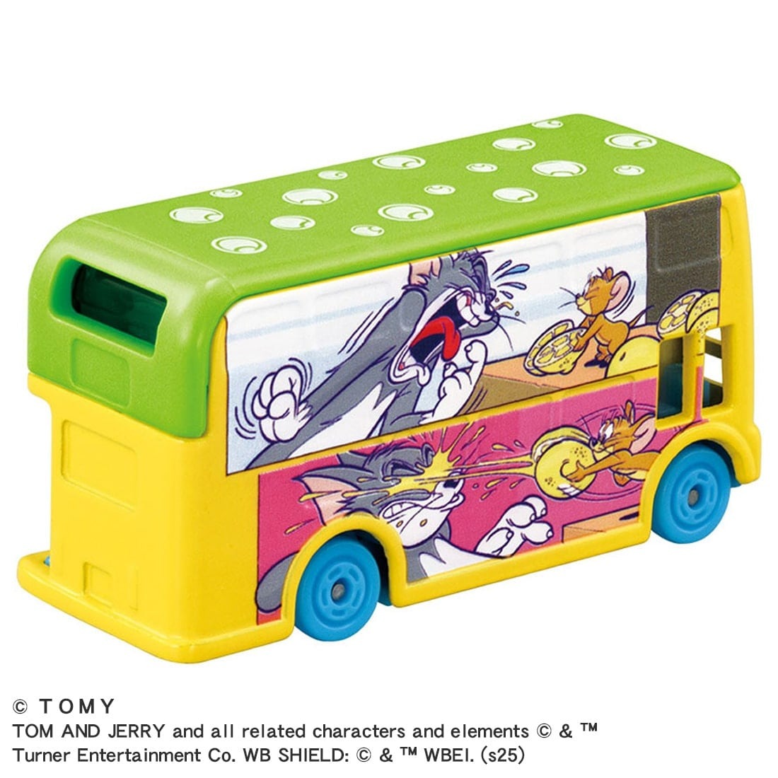 Takara Tomy Dream Tomica Diecast SP Tom and Jerry Jerry Wrapping Bus Yellow