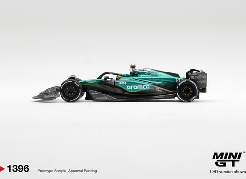 Load image into Gallery viewer, (Pre-order)Mini GT #1396 Aston Martin AMR24 #14 Fernando Alonso 2024 F1 LasVegas
