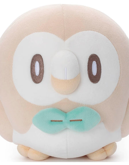 Takara Tomy Arts Pokemon PokePiece Mocchi Mocchi Style Plush Toy Rowlet