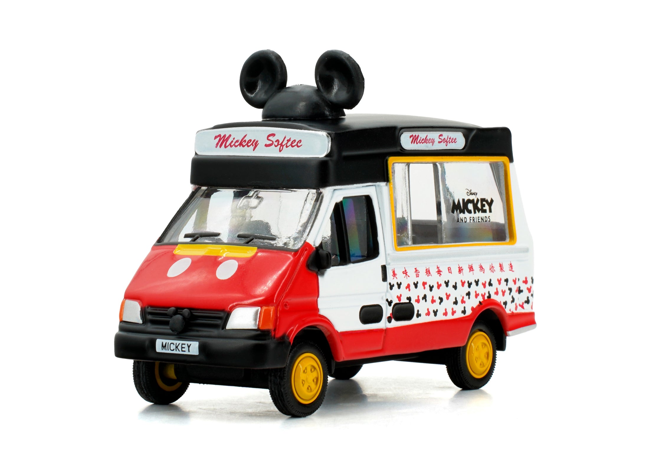 TINY x Disney Vehicle - 1/72 Hong Kong Ice Cream Van x Mickey Model Car