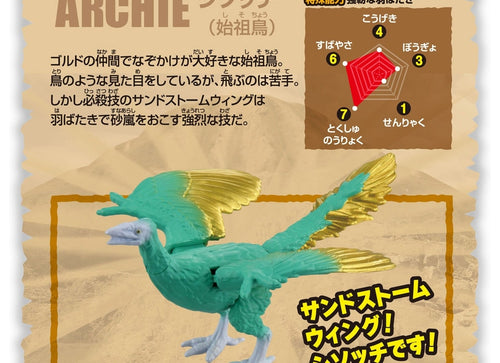 Load image into Gallery viewer, Takara Tomy Adventure Continent Ania Kingdom Shisocchi (Archaeopteryx) Figure
