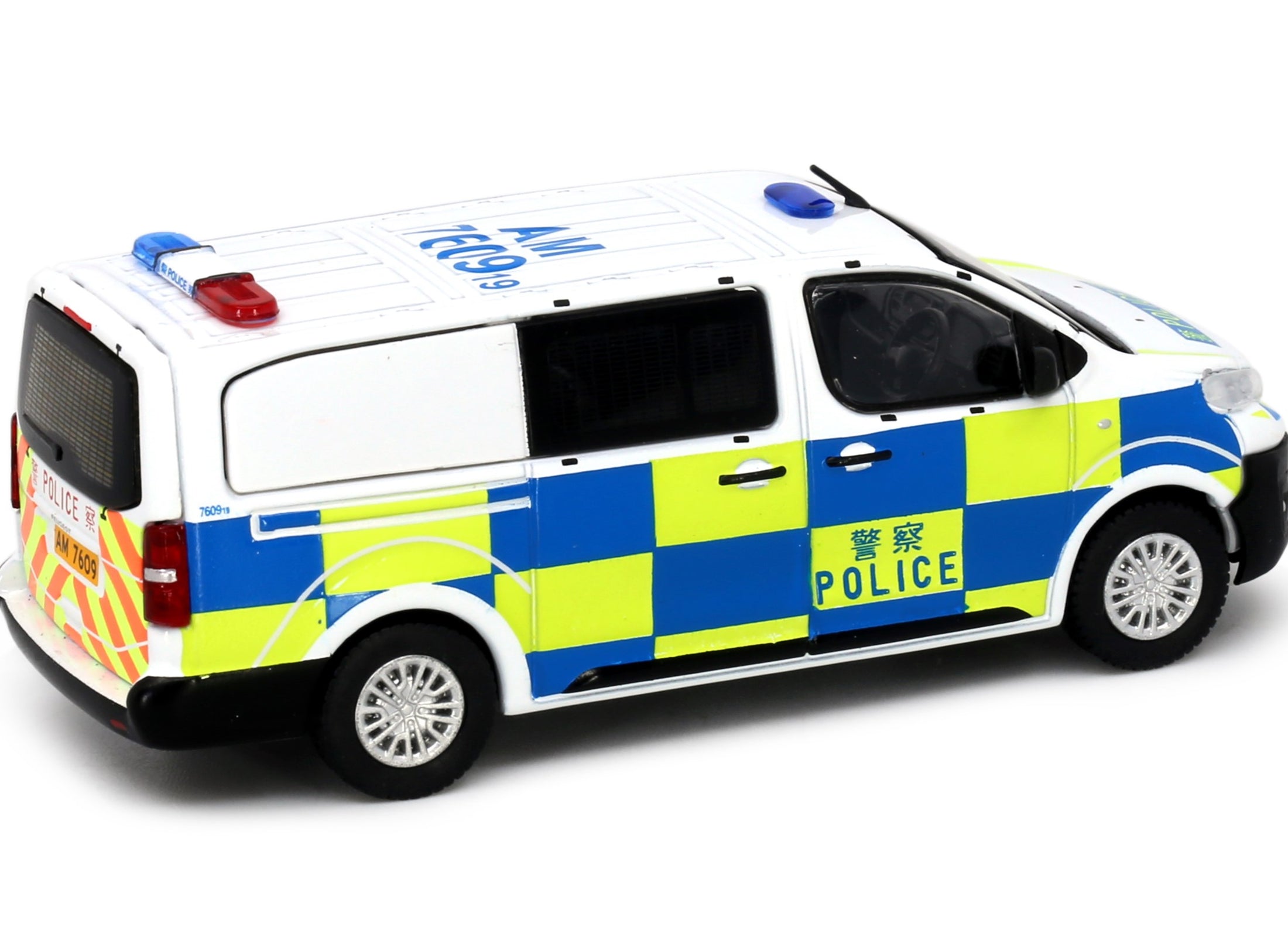 Tiny City 185 Die-cast Model Car - Peugeot Expert Police Traffic (AM7609)