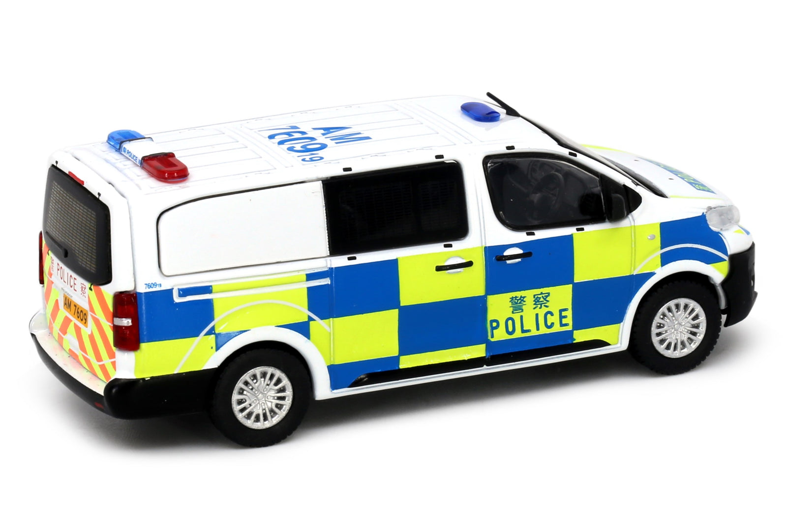 Tiny City 185 Die-cast Model Car - Peugeot Expert Police Traffic (AM7609)