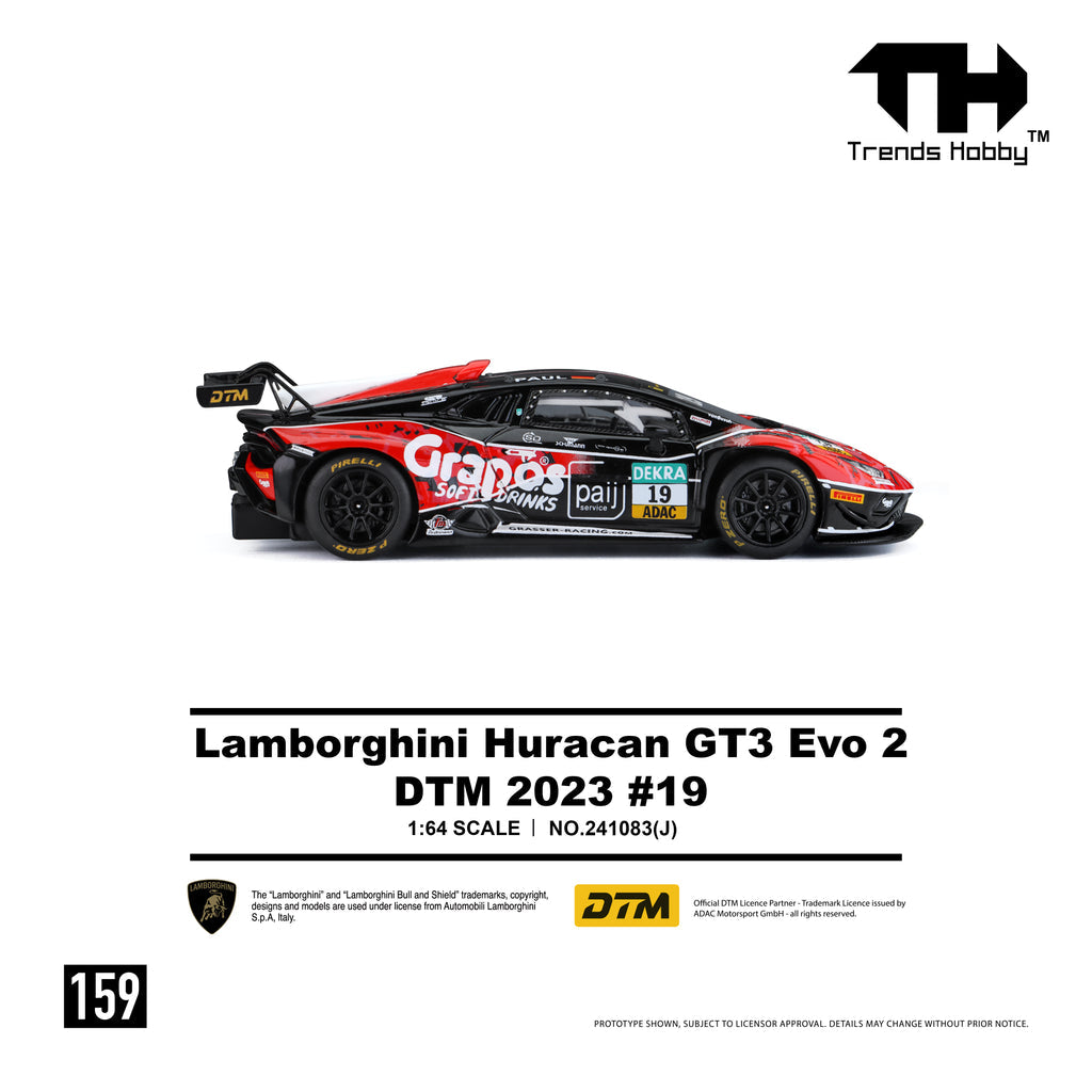 (Pre-order) Trends Hobby 1/64 - #241083(J) Lamborghini Huracan GT3 EVO2 DTM  #19