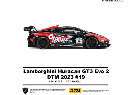 Load image into Gallery viewer, (Pre-order) Trends Hobby 1/64 - #241083(J) Lamborghini Huracan GT3 EVO2 DTM  #19
