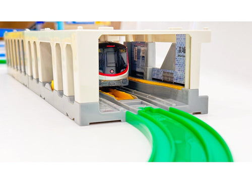 Load image into Gallery viewer, Takara Tomy Plarail Hong Kong MTR Passenger Train Kwun Tong Line Q Set
