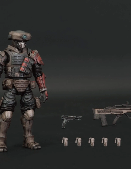 Load image into Gallery viewer, TOYS ALLIANCE x Acid Rain FAV-A108 Red Crow Ashigaru 1:18 Figure
