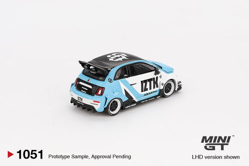Load image into Gallery viewer, Mini GT #1051 Abarth 595 LB-WORKS x Abas Works IZTK Model Car

