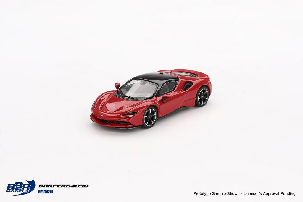 BBR 1/64 Ferrari SF90 Rosso Corsa Diecast Model Car