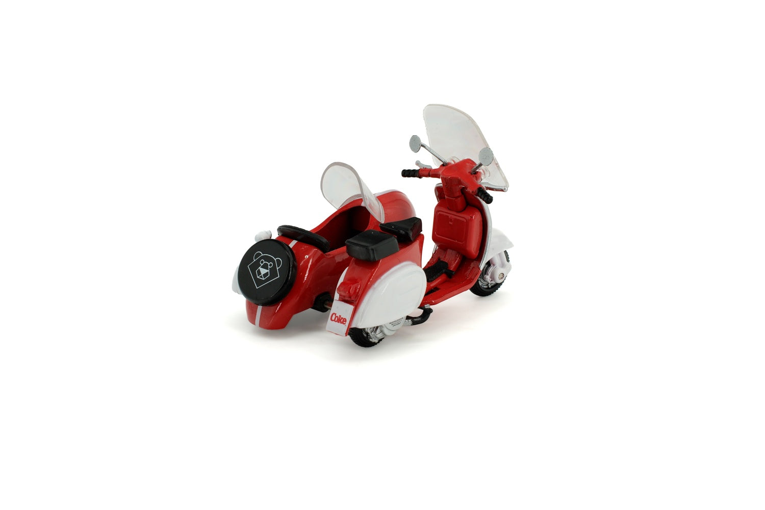 Tiny City Die-cast Model Car 1/35 Scooter Sidecar Cola