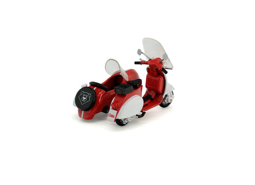 Load image into Gallery viewer, Tiny City Die-cast Model Car 1/35 Scooter Sidecar Cola
