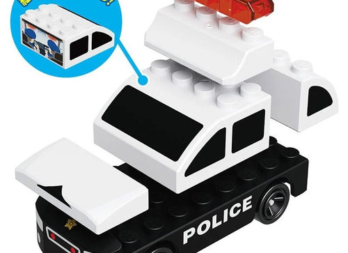 Load image into Gallery viewer, Takara Tomy Tomica Plarail Blocks Fire Patrol Set
