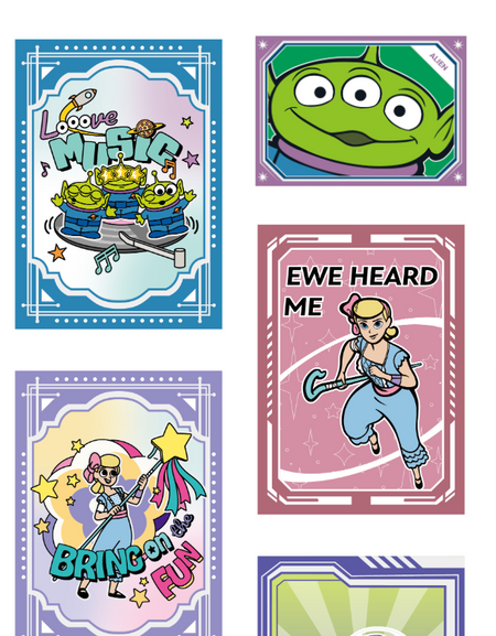 COSMOS Collectible Toy Story Collectible Card Box Set (20 packs - 80 cards SET)