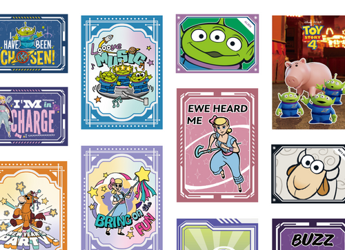 Load image into Gallery viewer, COSMOS Collectible Toy Story Collectible Card Box Set (20 packs - 80 cards SET)
