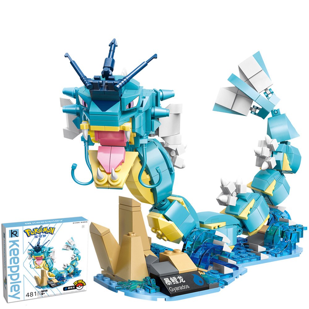 Keeppley Building Blocks Toy #B0110 : Pokemon Series - Gyarados Qman (481pcs)