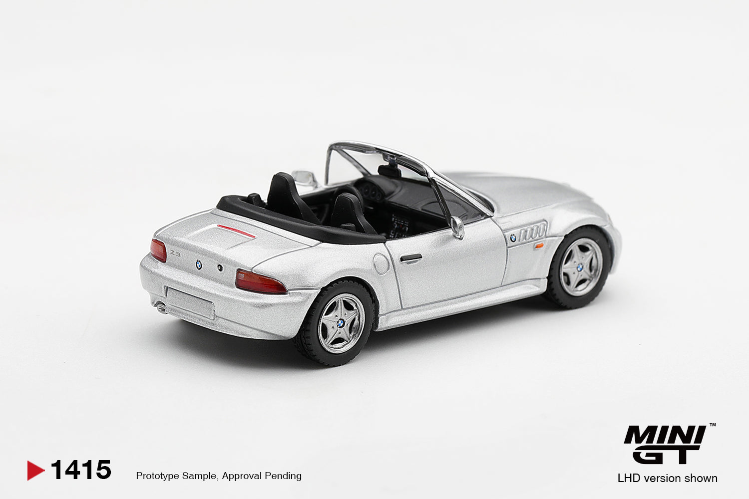 (Pre-order) Mini GT #1415 BMW Z3 Titanium Silver RHD Diecast Model Car