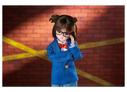 Load image into Gallery viewer, Takara Tomy Licca Detective Conan Edogawa Daisuki Rika-chan Licca-chan Doll Set
