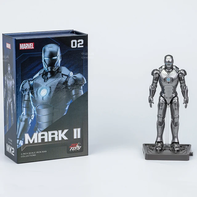ZD Toys Marvel Avengers 4-inch Iron Man MK2 Action Figure