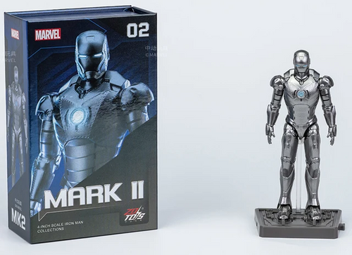 Load image into Gallery viewer, ZD Toys Marvel Avengers 4-inch Iron Man MK2 Action Figure
