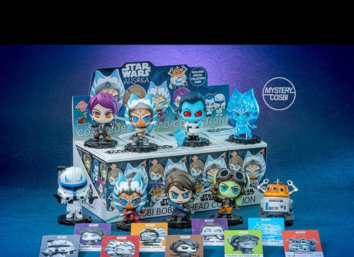 Load image into Gallery viewer, Hot Toys Star Wars: Ahsoka™ Cosbi Bobble-Head Collection Full Set
