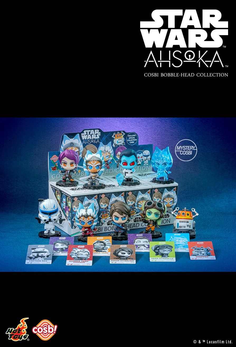 Hot Toys Star Wars: Ahsoka™ Cosbi Bobble-Head Collection Full Set